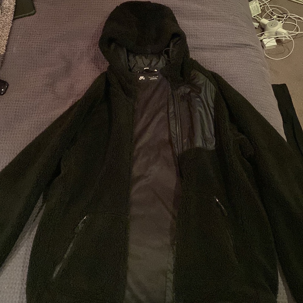 Nike SB Sherpa full zip hoodie mens size M